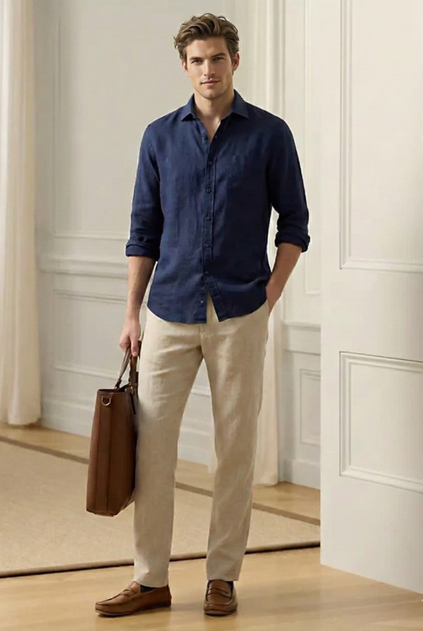 Old Money Classic Combo (Navy & Beige)