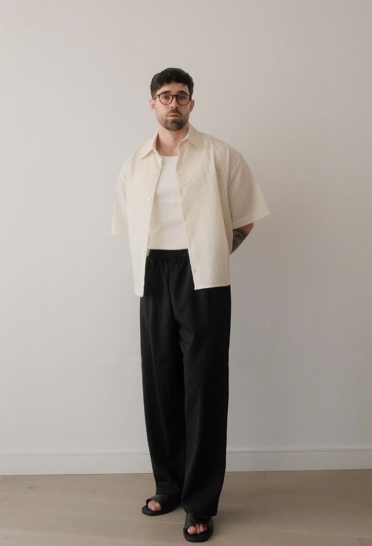 Old Money Cuban Collar Combo (Beige & Black)